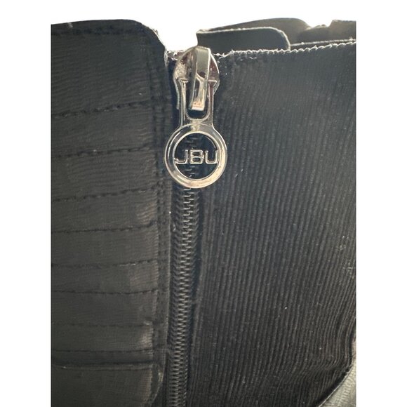 JBU By Jambu Violet Black Leather Ankle Boots Side Zip 3.5” Heel Size 8 - Picture 4 of 10